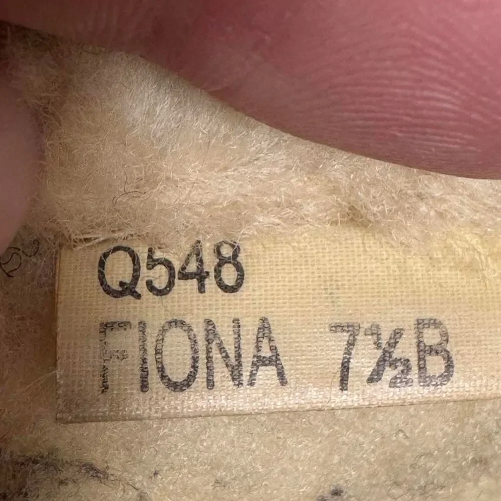 Coach Fiona Women's Brown and Tan Slippers with Monogram Sheepskin size 7,5